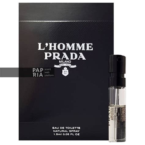 prada sl|prada l'homme sample.